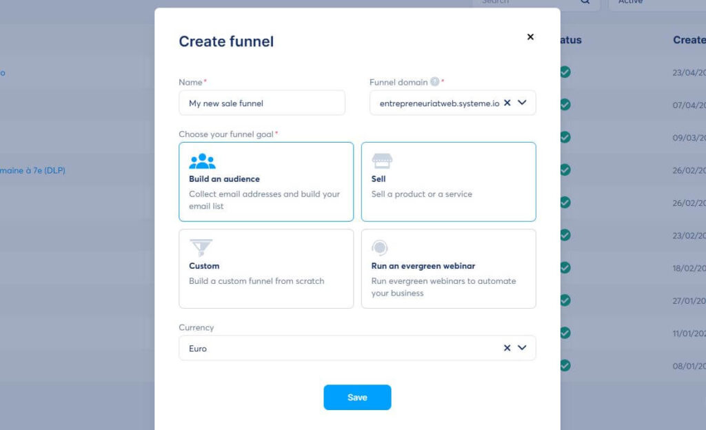 איך לבנות דף נחיתה בחינם עם systeme.io